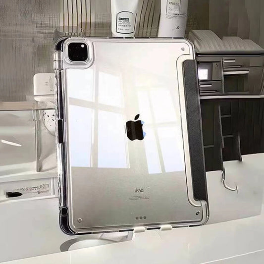 Étui avec Support pour iPad Air 11" 2025, iPad Pro 11/12.9", iPad 10ème/11ème Génération - Compatible M2/M3/M4/M5