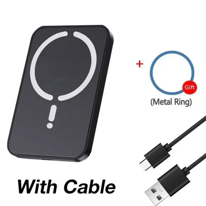 Support Voiture Magnétique avec Chargeur Sans Fil 30W - Compatible MagSafe iPhone 16, 15, 14, 13, 12 Pro Max