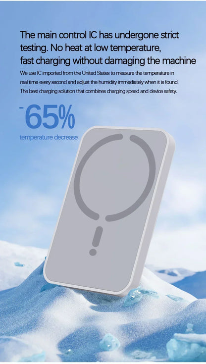 Support Voiture Magnétique avec Chargeur Sans Fil 30W - Compatible MagSafe iPhone 16, 15, 14, 13, 12 Pro Max