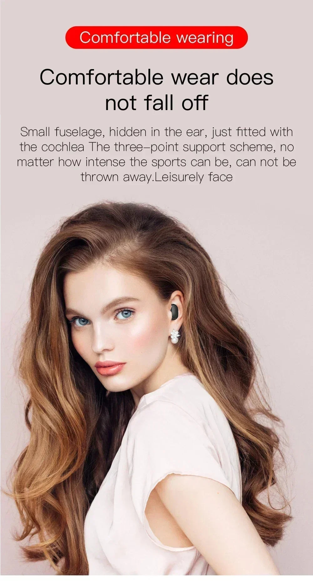 Écouteurs Bluetooth Sans Fil E6S TWS avec Réduction de Bruit et Microphone Waterproof