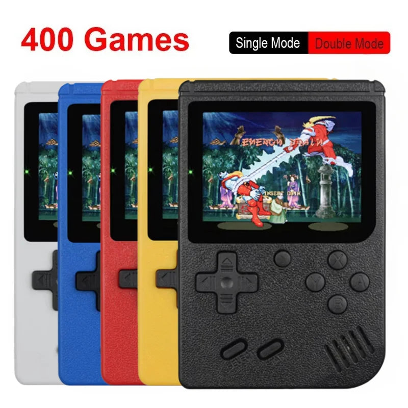Console de Jeux Portable Rétro 400 Jeux - Écran LCD 3.0" - Mini Console 8 Bit