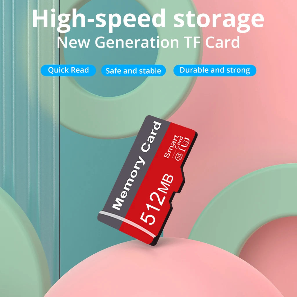 Carte Mémoire TF Petite Capacité 64M/128M/256M/512M pour Appareil Photo et Téléphone Mobile