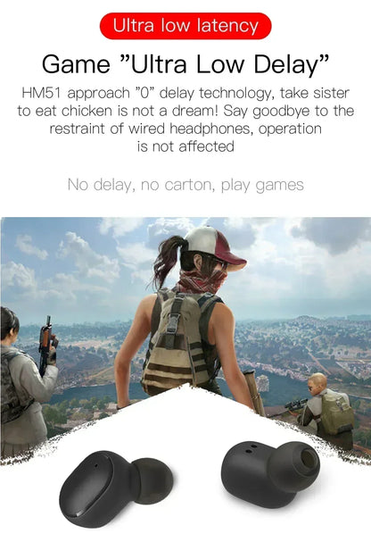 Écouteurs Bluetooth Sans Fil E6S TWS avec Réduction de Bruit et Microphone Waterproof